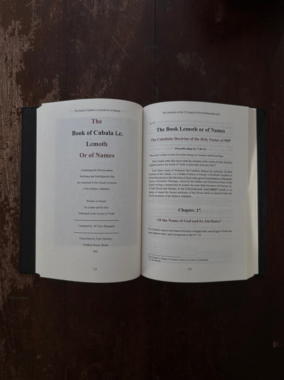 The Grimoire of the 72 Angels of the Shemhamphorash by Qirui Huo