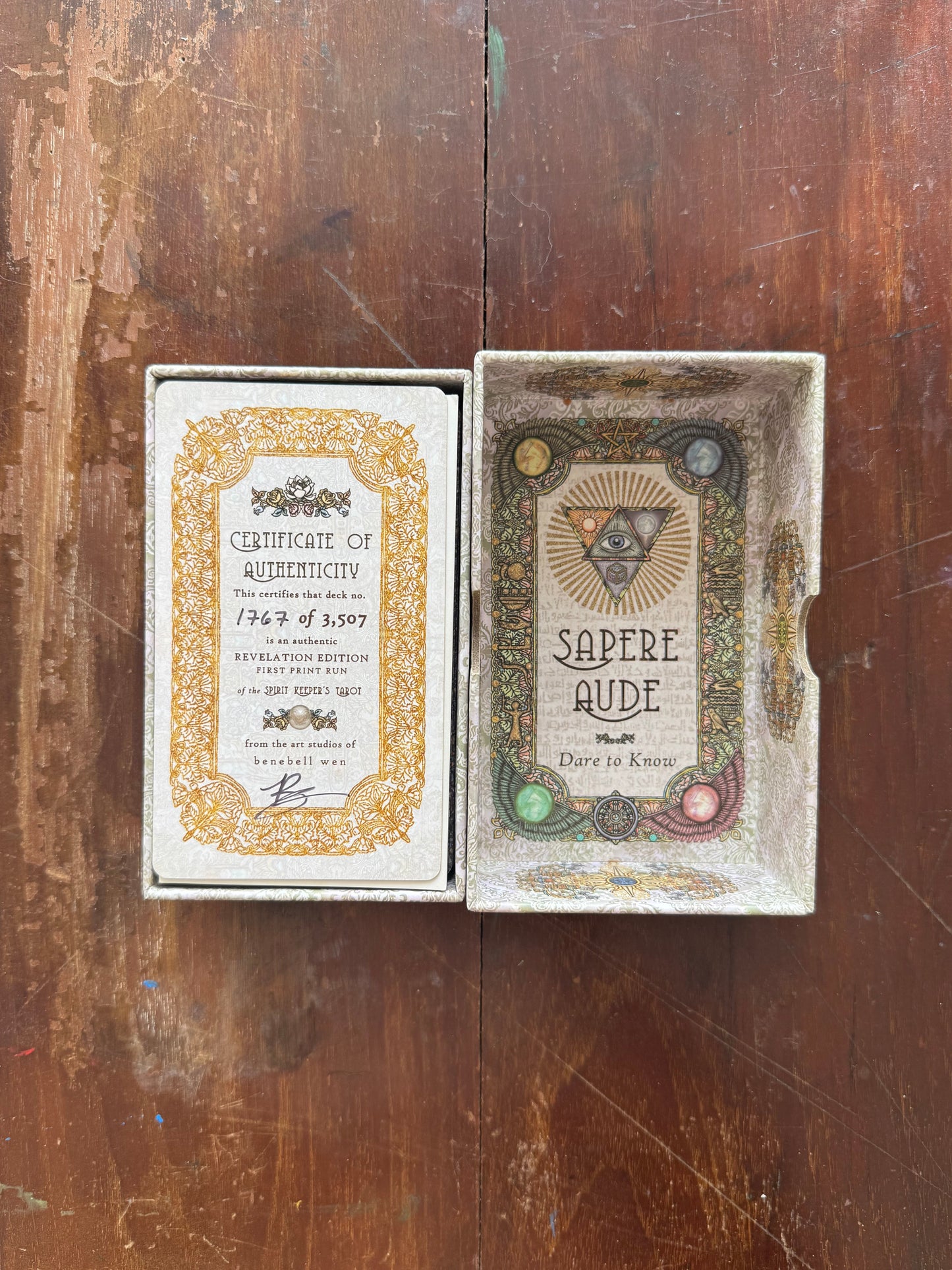 Spirit Keeper's Tarot Revelation Edition by Benebell Wen - 1st Printing with the Book of Maps