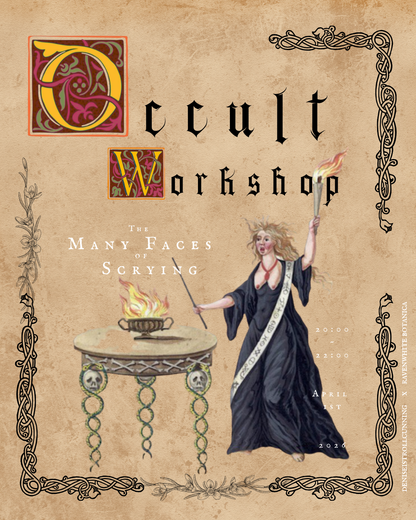 Occult Workshop Series #1: The Many Faces of Scrying ✧ 
神秘學工作坊 #1：靈視的多個面向